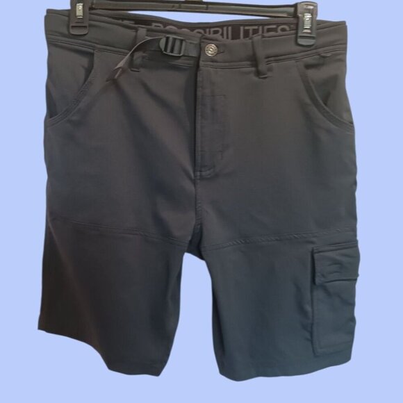 Gerry Stretch Cargo 5 pocket  black color Size 34 Hiking Short - Picture 1 of 13